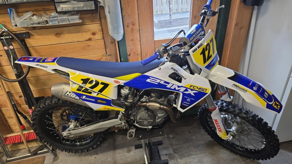 Husqvarna FC450 Crossmotor met extra's, Motoren, Motoren | Husqvarna, Particulier, Crossmotor