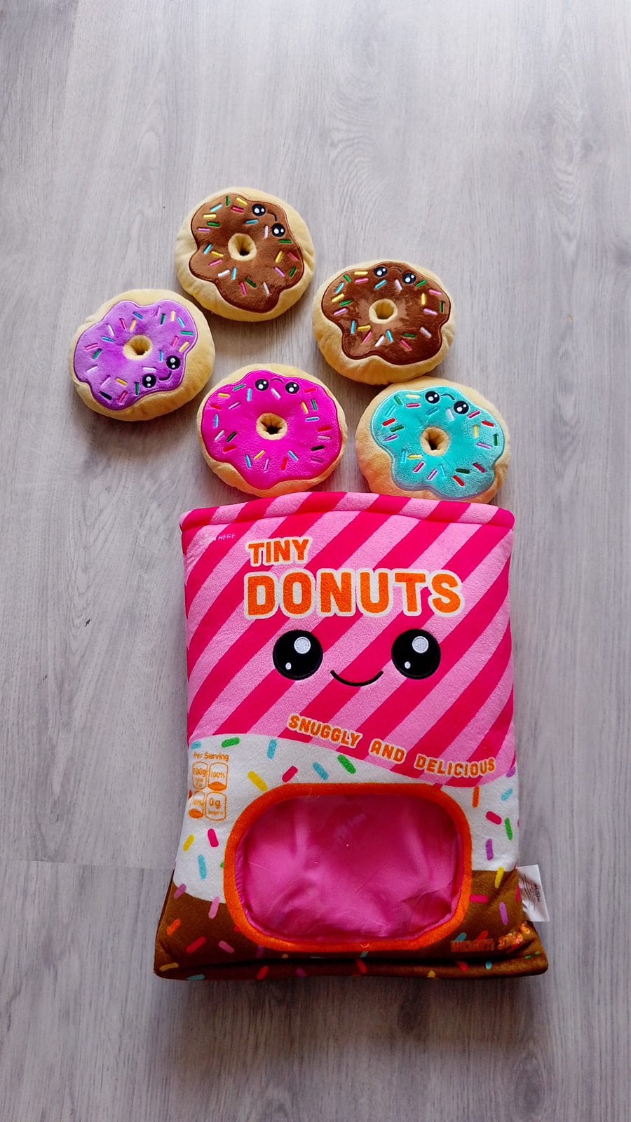 Tiny Donuts knuffel, Ophalen of Verzenden, Zo goed als nieuw, Overige typen