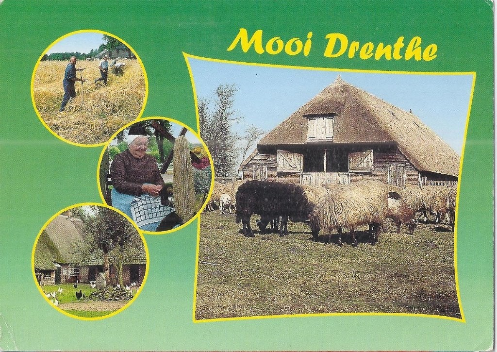 Z1 Gelopen ansichtkaart mooi drenthe, Verzenden, 1980 tot heden, Gelopen, Drenthe