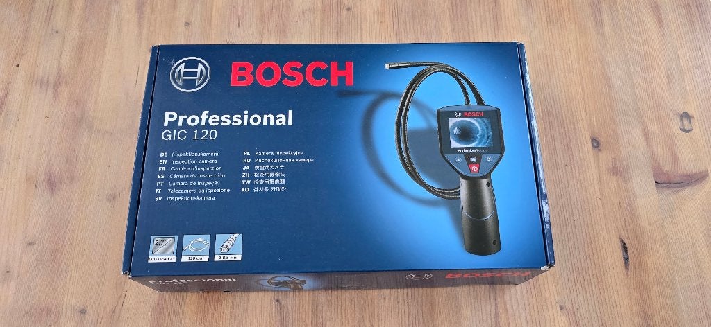 NIEUWE BOSCH PROFESIONAL INSPECTIECAMERA GIC 120, Ophalen, Nieuw