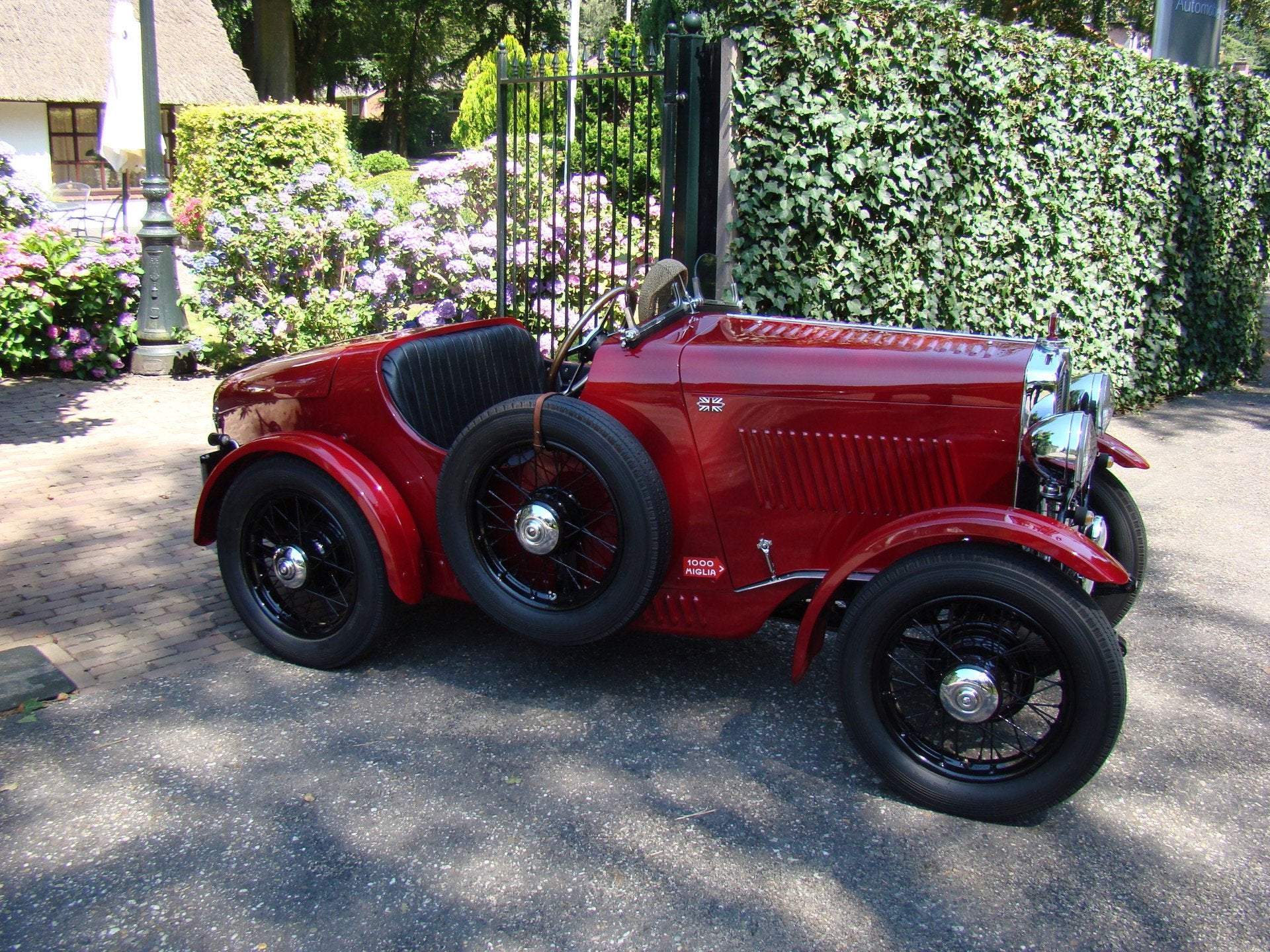 Morris 8 Tourer MM8 Boattail (bj 1932), Zwart, Cabriolet, Leder, Bedrijf