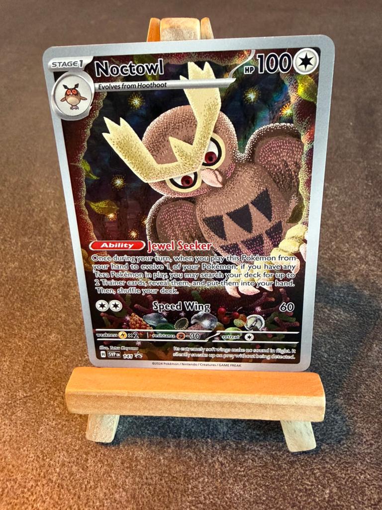 Noctowl Pokémon Promo svp 141, Ophalen of Verzenden, Zo goed als nieuw