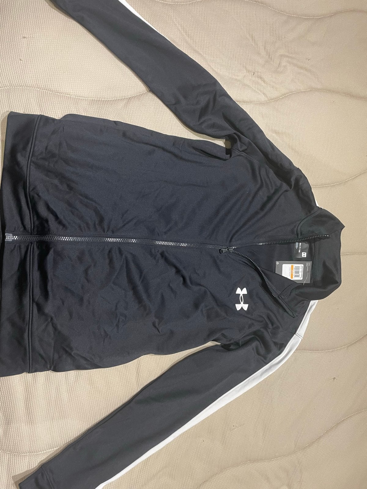 Under Armour UA Knit Track Suit - Zwart/Wit - Maat S, Zwart, Nieuw, Ophalen of Verzenden, Algemeen