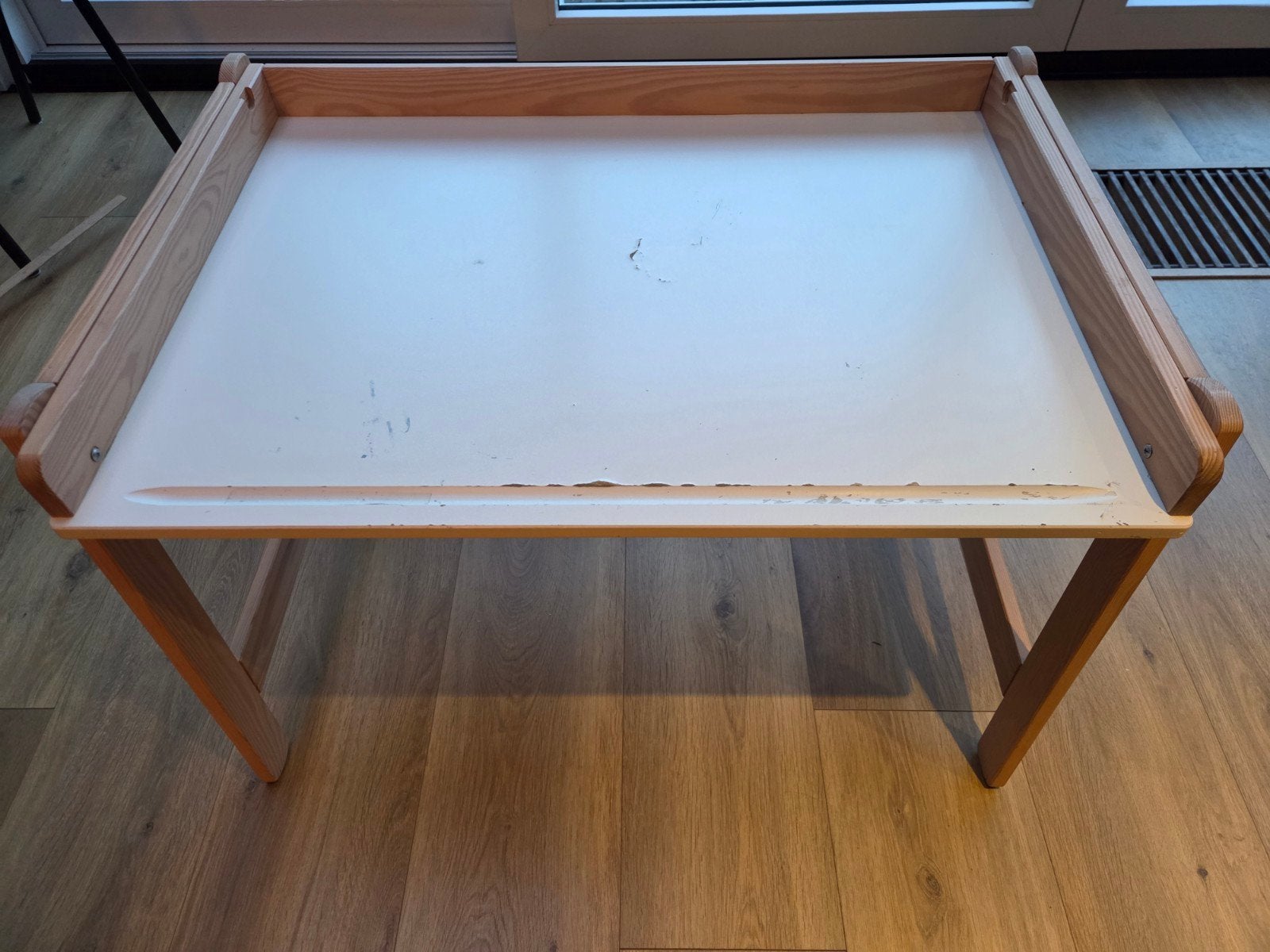 Ikea in hoogte verstelbare tekentafel/bureau, Huis en Inrichting, Ophalen, Gebruikt