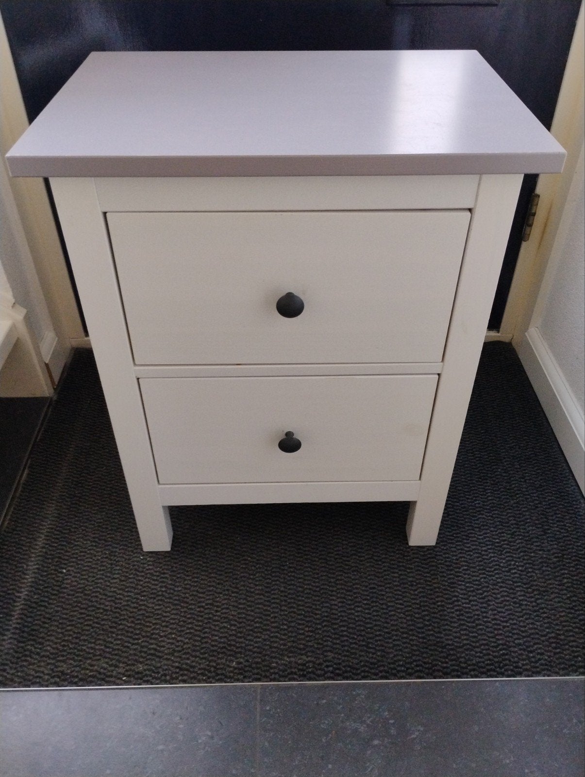 Wit/grijs ikea hemnes ladekastje., Ophalen, Gebruikt, 50 tot 100 cm, 3 of 4 laden