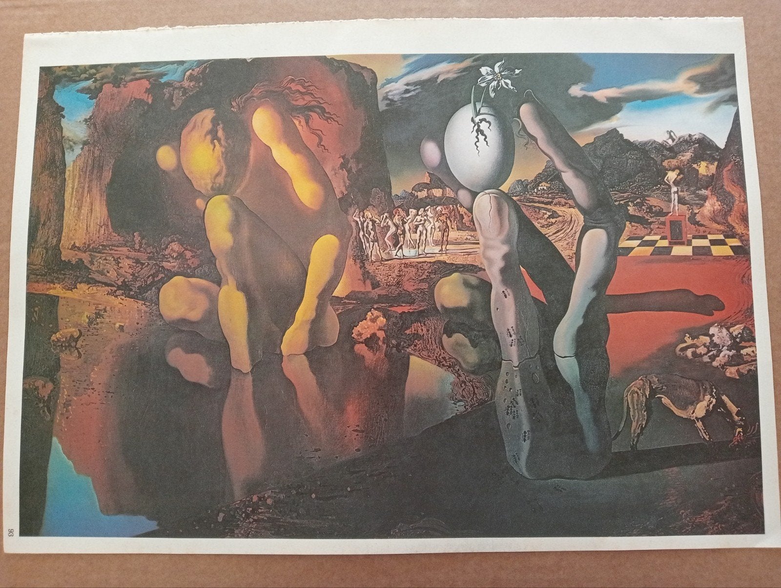 Salvador Dali print Surrealisme, Ophalen of Verzenden