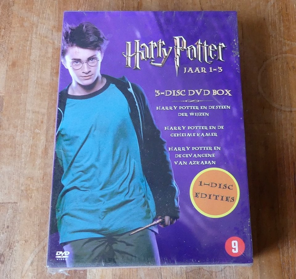 DVD box Harry Potter Steen der wijzen Geheime kamer Azkaban, Vanaf 9 jaar, Ophalen of Verzenden, Nieuw in verpakking, Fantasy