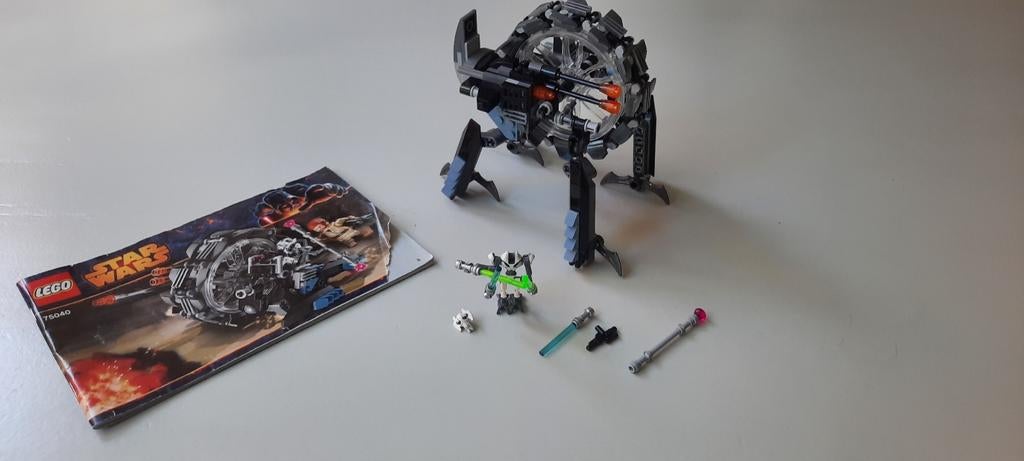 LEGO Star Wars 75040 Grievous Wheelbike (2014), Gebruikt, Star Wars, Lego, Ophalen of Verzenden