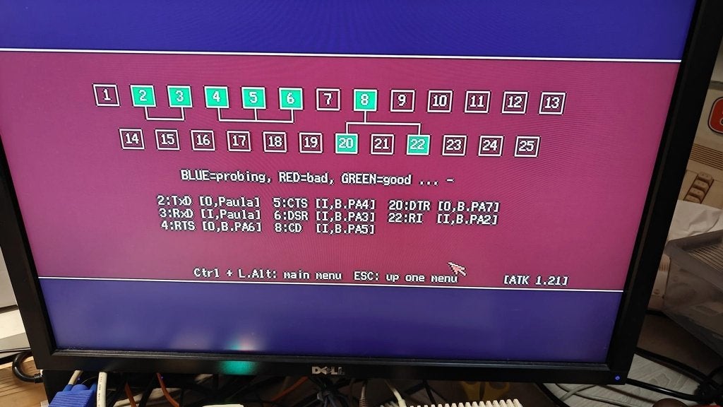 Amiga seriële en parallelle test dongles met voltage meter, Ophalen of Verzenden