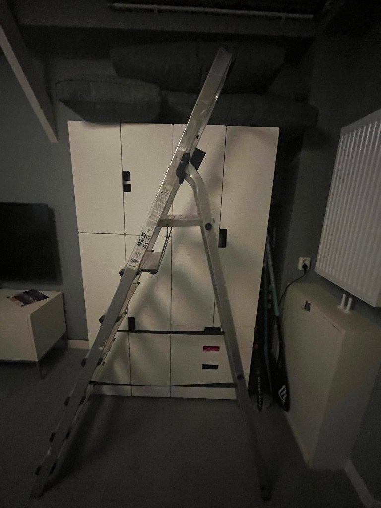 Altrex D 807 Huishoudtrap - 6 treden, 1.46m hoog, Ophalen, Gebruikt, Trap, Minder dan 2 meter