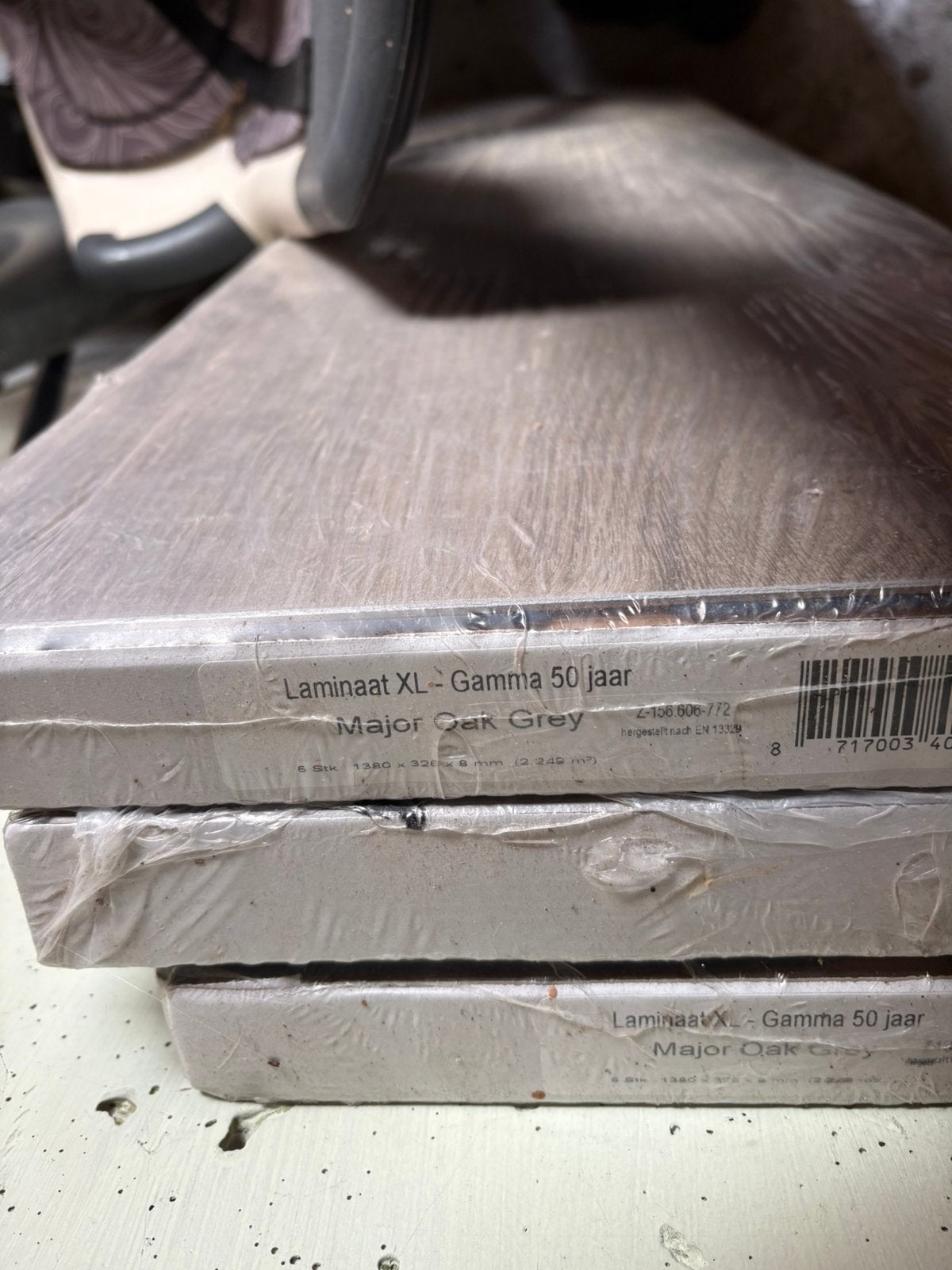Laminaat XL-  Major Oak Grey, Ophalen, Zo goed als nieuw, Bakstenen
