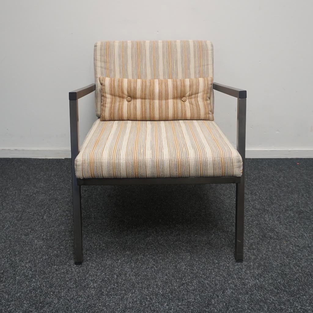 Satelliet 25.25 LAC Fauteuil | Design stoel Bruin Gestreept, Gebruikt, -, 75 tot 100 cm, Ophalen of Verzenden