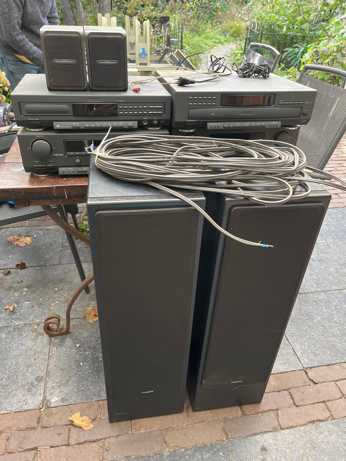 Philips Stereo Set met CD-wisselaar en Speakers, Audio, Tv en Foto, Ophalen, Philips, Gebruikt, Losse componenten