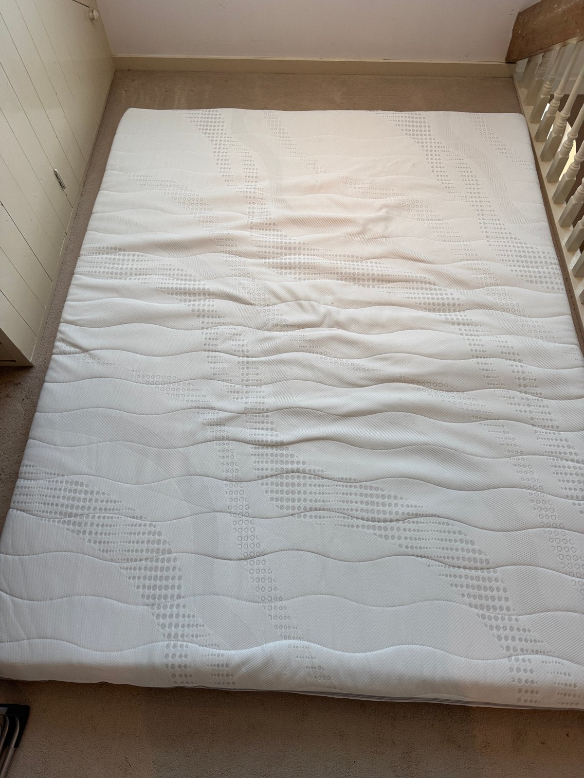 Traagschuim Nasa Topper 160x200cm 7cm dik, Ophalen, Gebruikt, Tweepersoons, Matras