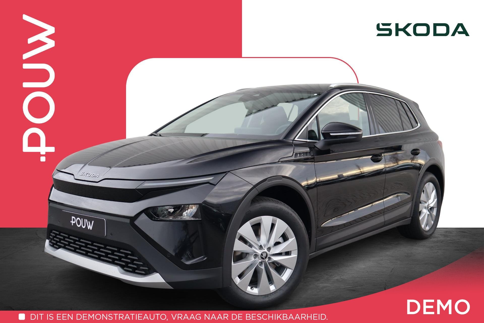 Skoda Elroq 85 286pk Business Edition | LMV 19'' | Cruise Co, Auto's, Automaat, Achterwielaandrijving, Leder en Stof, Zwart