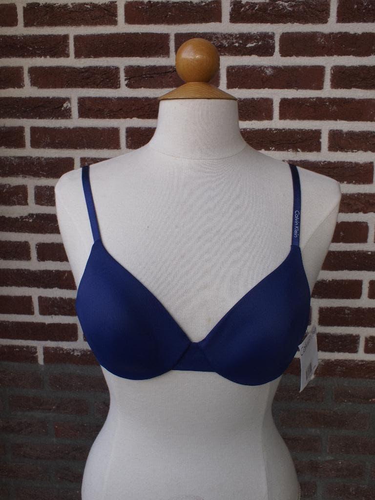 Calvin Klein BH Donkerblauw Maat 75B Nieuw, Calvin Klein, Ophalen of Verzenden, Blauw, BH