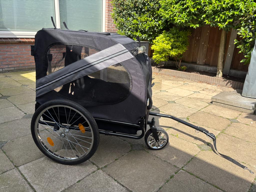 Hondenfietskar - opvouwbaar, Ophalen, Opvouwbaar, 20 tot 40 kg, Zo goed als nieuw