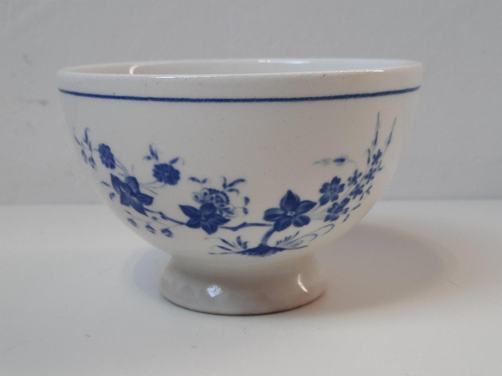 MLR Villeroy Boch Belgium Douwe Egberts theekom bowl, Gebruikt, Keramiek, Vintage, Ophalen of Verzenden