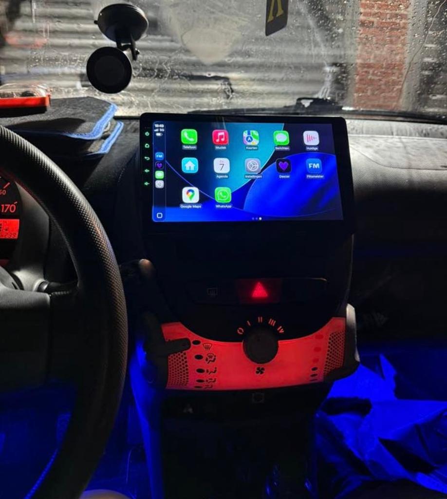 Carplay: Toyota Aygo/Peugeot 107/Citroen C1, Auto diversen, Autoradio's, Ophalen of Verzenden, Zo goed als nieuw