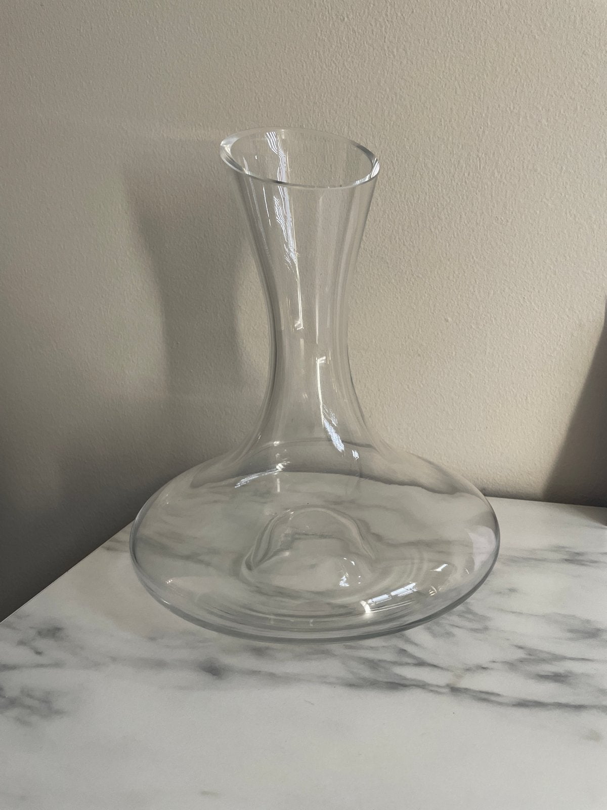 Glazen wijnkaraf / decanteerkaraf - 25cm hoog, Ophalen