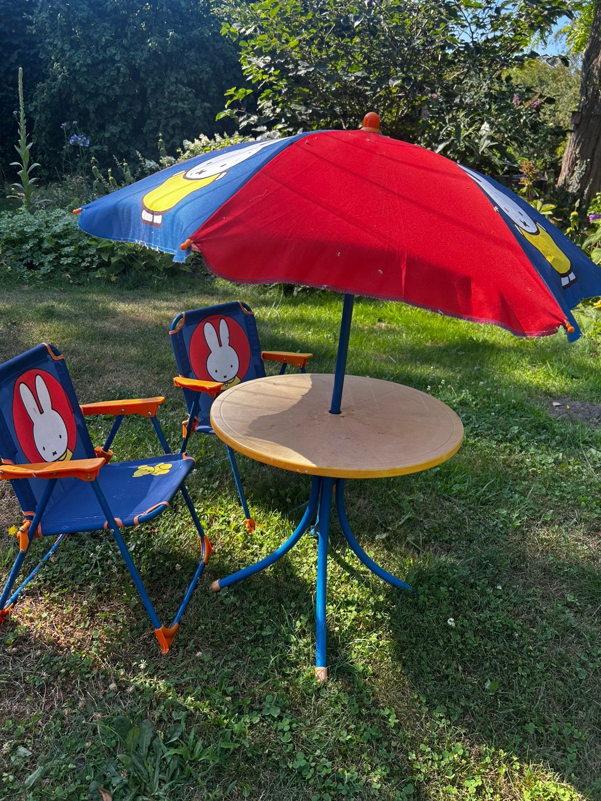 Nijntje tuinset stoeltje tuin kinderen buiten speelgoed, Ophalen, Zo goed als nieuw, Kunststof