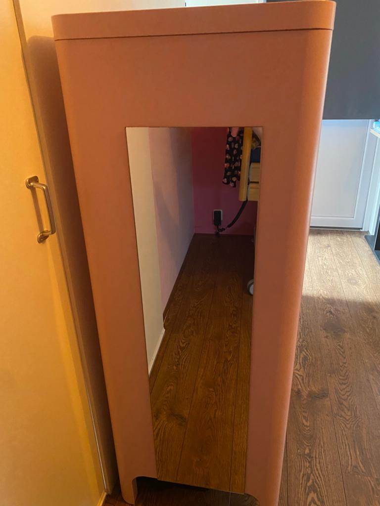Kleding- en ladekast + bureau, Huis en Inrichting, Kasten | Kledingkasten, Ophalen, Gebruikt, 50 tot 100 cm, Minder dan 100 cm