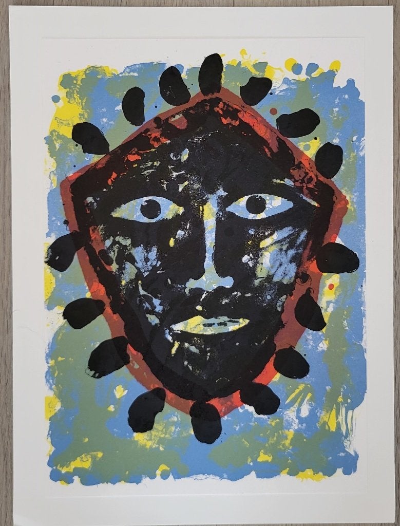 Jef Diederen zeefdruk-2, Origineel, Ophalen, Personages en Fantasiefiguren, Lithografie