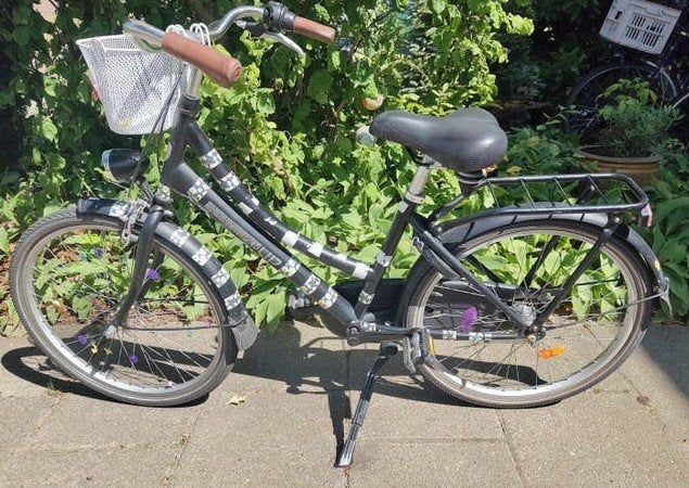 Sparta Pick-up 24" meisjesfiets zwarte fiets 24 inch, Ophalen, Gebruikt, Versnellingen