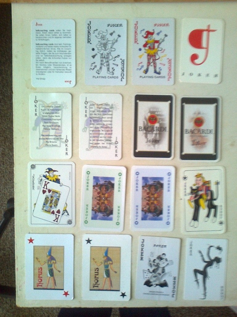jokers  K  18 t, Verzamelen, Speelkaarten, Jokers en Kwartetten, Ophalen of Verzenden, Zo goed als nieuw, Joker(s)