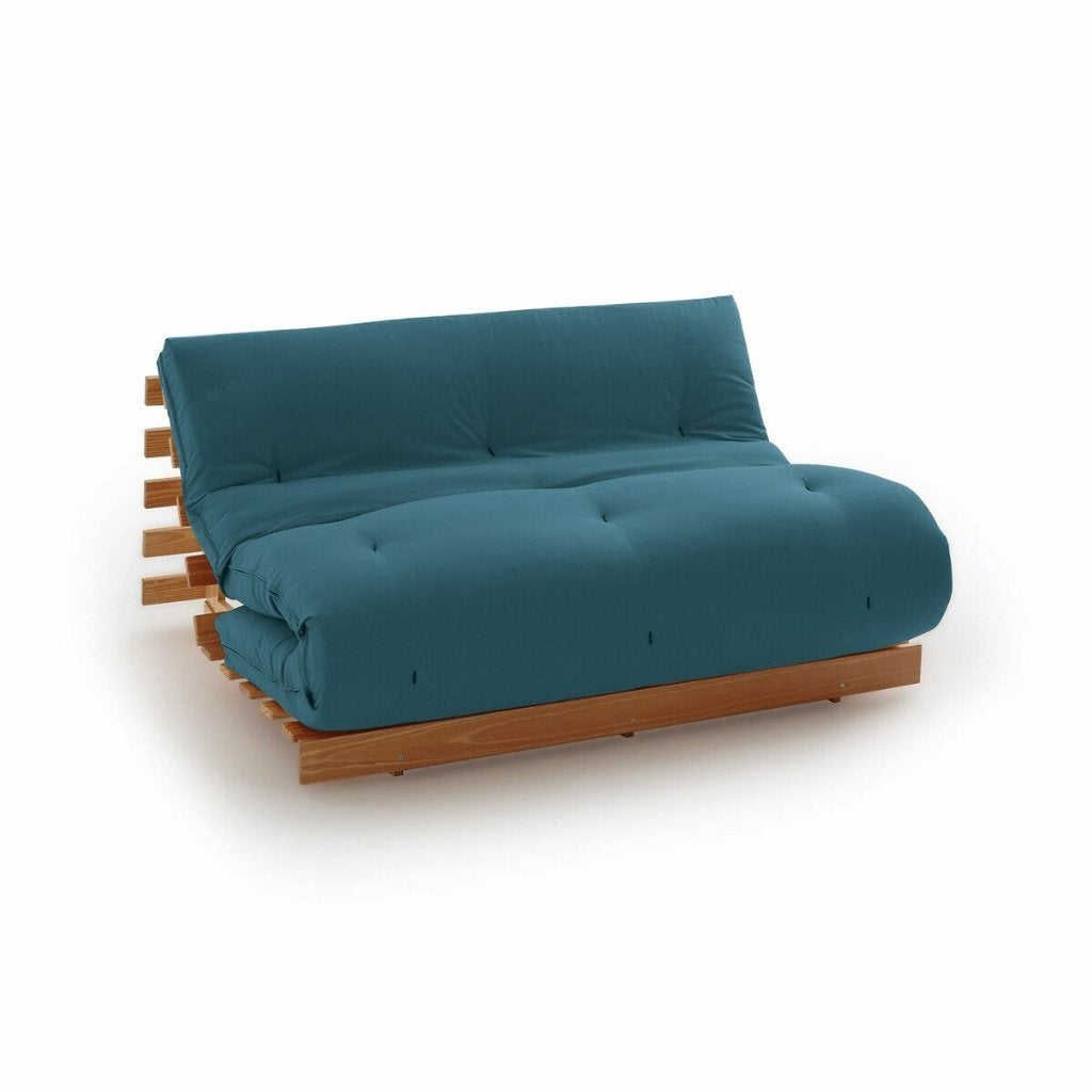 Futon matras Thai  - LA REDOUTE INTERIEURS, Ophalen, Blauw, Tweepersoons, Zo goed als nieuw