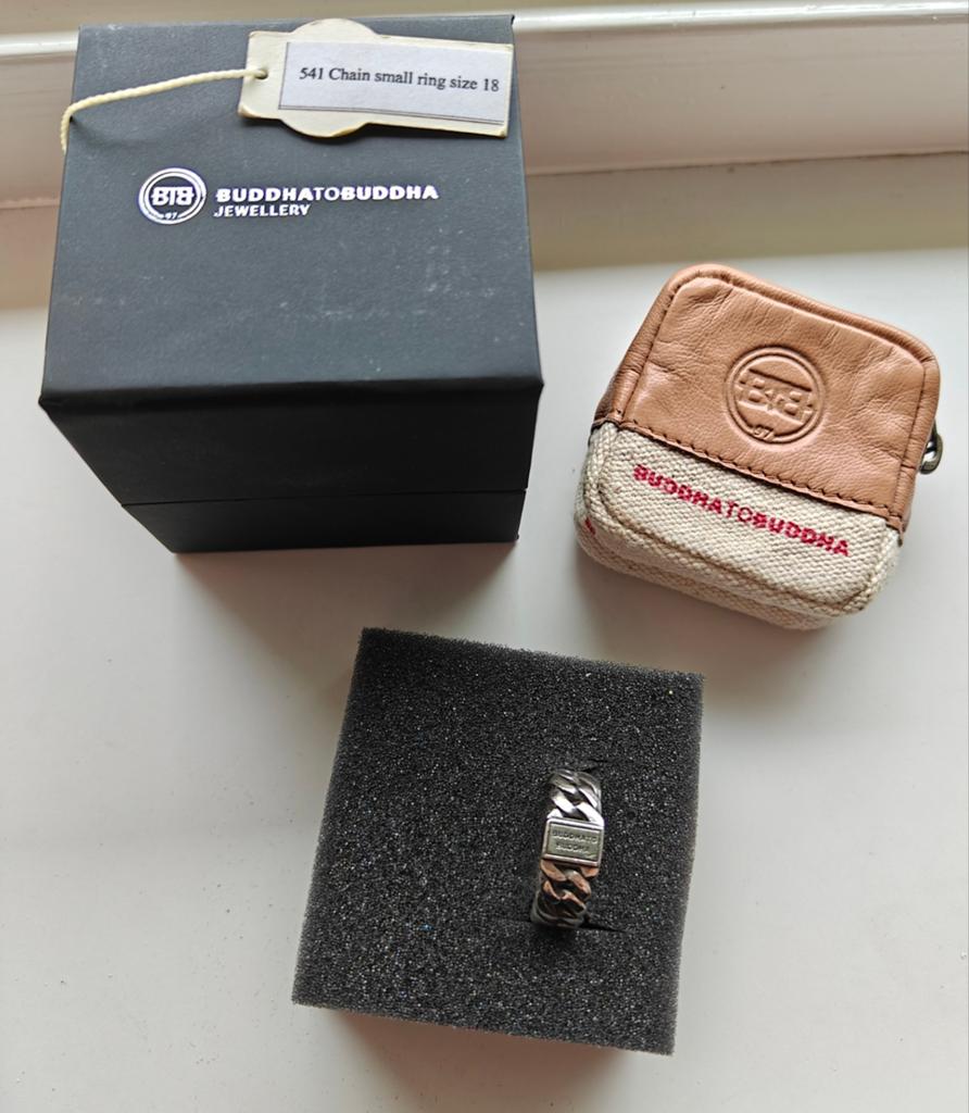 Buddha to Buddha 541 Chain Small Ring maat 18, Ophalen of Verzenden, Zo goed als nieuw, Overige kleuren