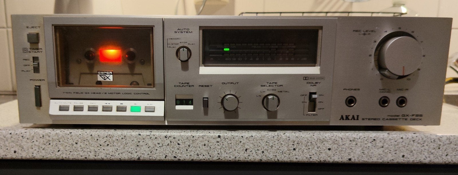 Akai GX-F25 cassette deck, Ophalen of Verzenden, Akai