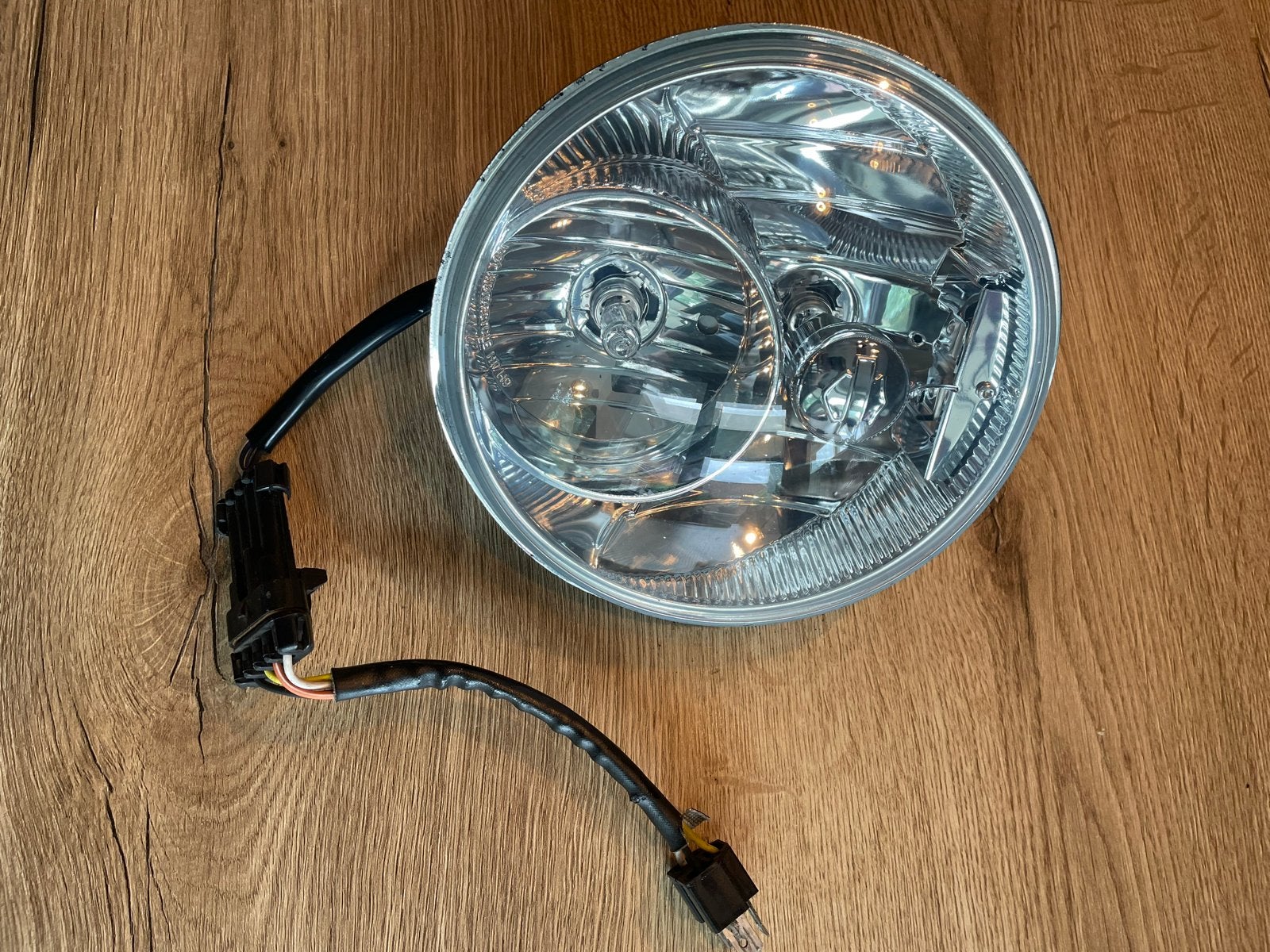 Harley Davidson Koplamp - Chroom, Ophalen of Verzenden, Gebruikt