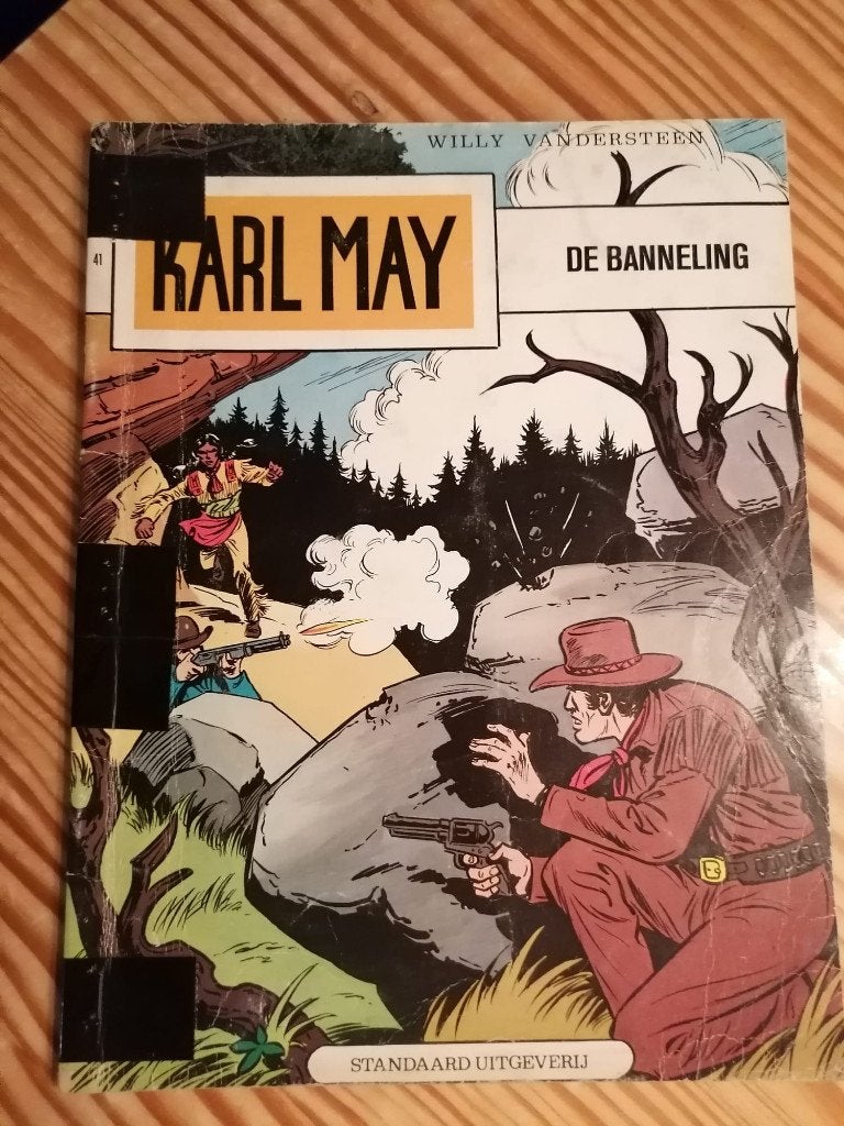 Karl May de banneling, Gelezen, Willy Vandersteen, Eén stripboek, Ophalen of Verzenden