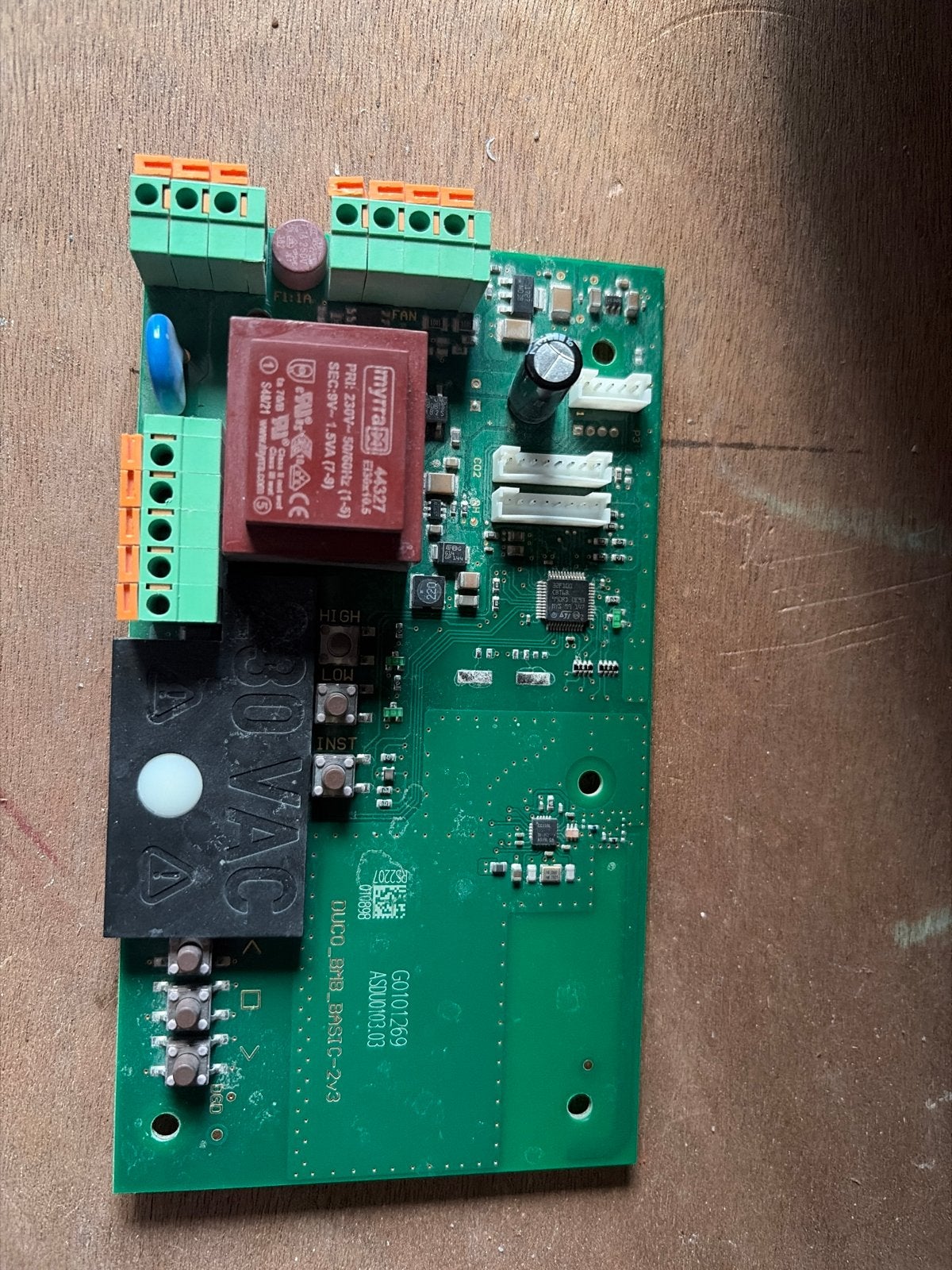 DucoBox Silent printplaat X990012489 - Ventilatie, Ophalen, Zo goed als nieuw