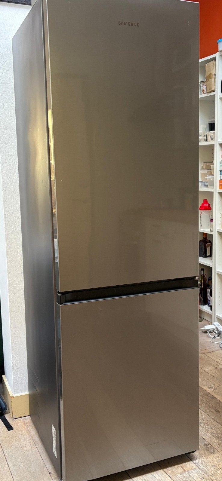 Samsung Koelkast-vriestaand - uitstekende staat, Ophalen, 200 liter of meer, 60 cm of meer, Met aparte vriezer