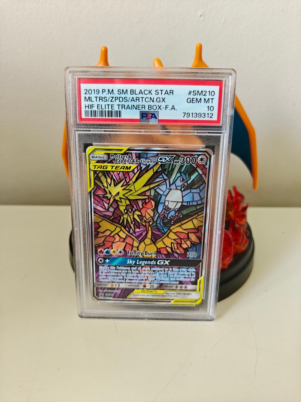 Moltres & Zapdos & Articuno GX #SM210 PSA 10, Ophalen of Verzenden, Nieuw, Losse kaart