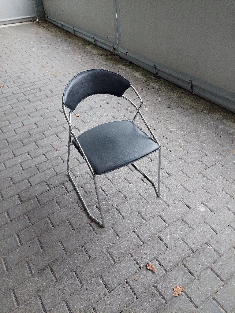 Stoelen, Ophalen, Gebruikt, Zwart, Metaal