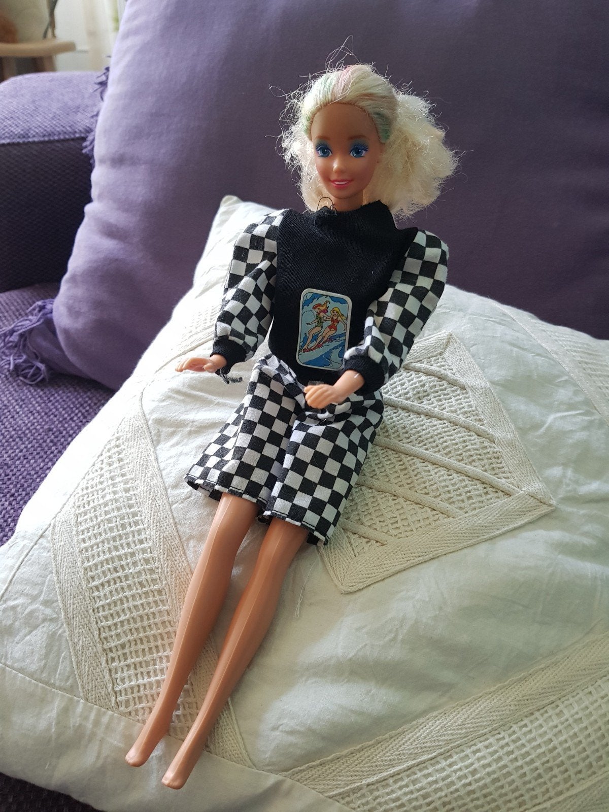Vintage Mattel Barbie pop, Ophalen, Gebruikt, Pop