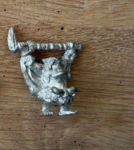 Warhammer savage Orc Shaman (metal), Ophalen of Verzenden, Zo goed als nieuw, Warhammer