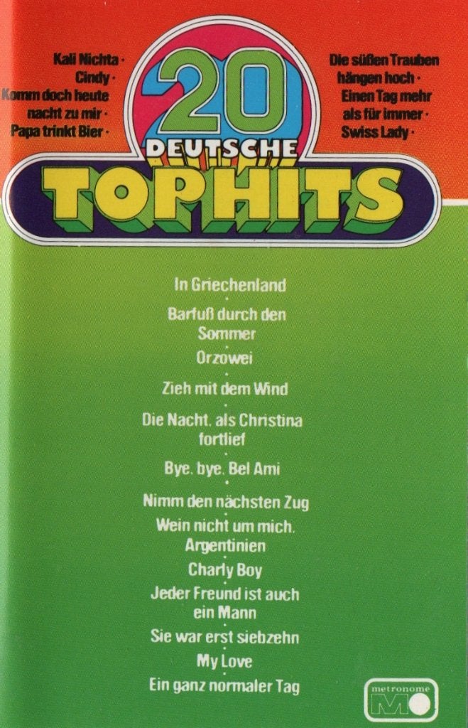 Cassettebandje 20 Deutsche Top Hits, Ophalen of Verzenden, Gebruikt, Pop, 1 bandje