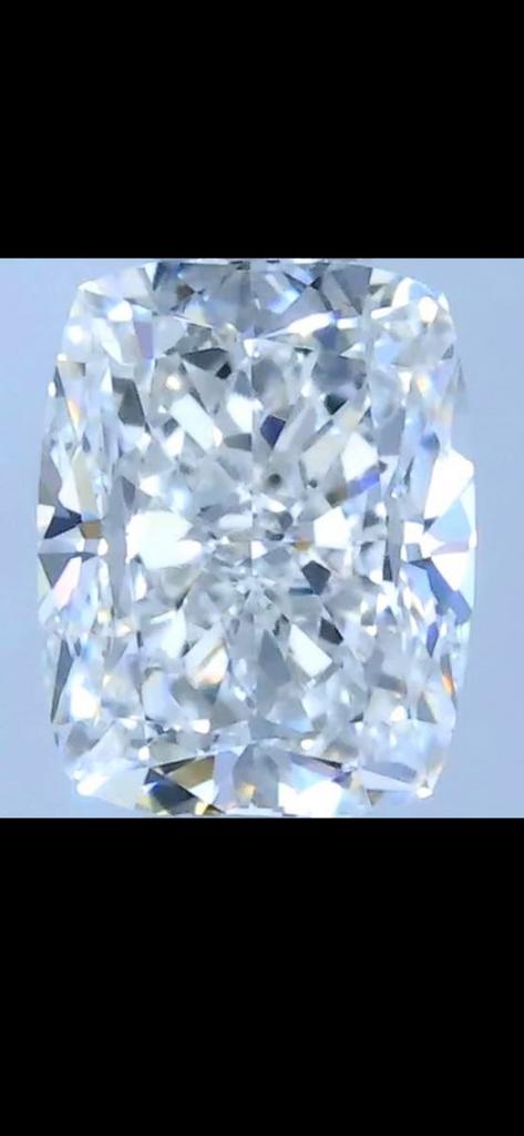 Natuurlijke Diamant Cushion 0.5 Ct F VVS2 GIA cert. Nieuw, Ophalen of Verzenden, Nieuw