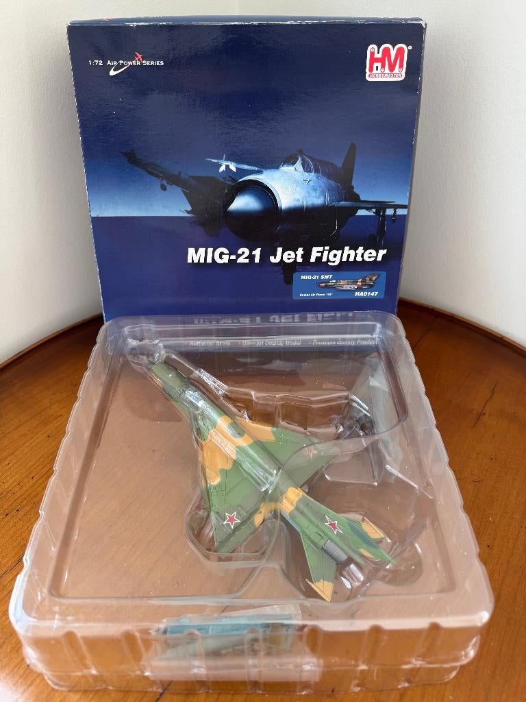 Hobbymaster 1:72 USSR MiG-21 SMT Diecast Soviet AF HA0147, Ophalen of Verzenden, Nieuw, Schaalmodel