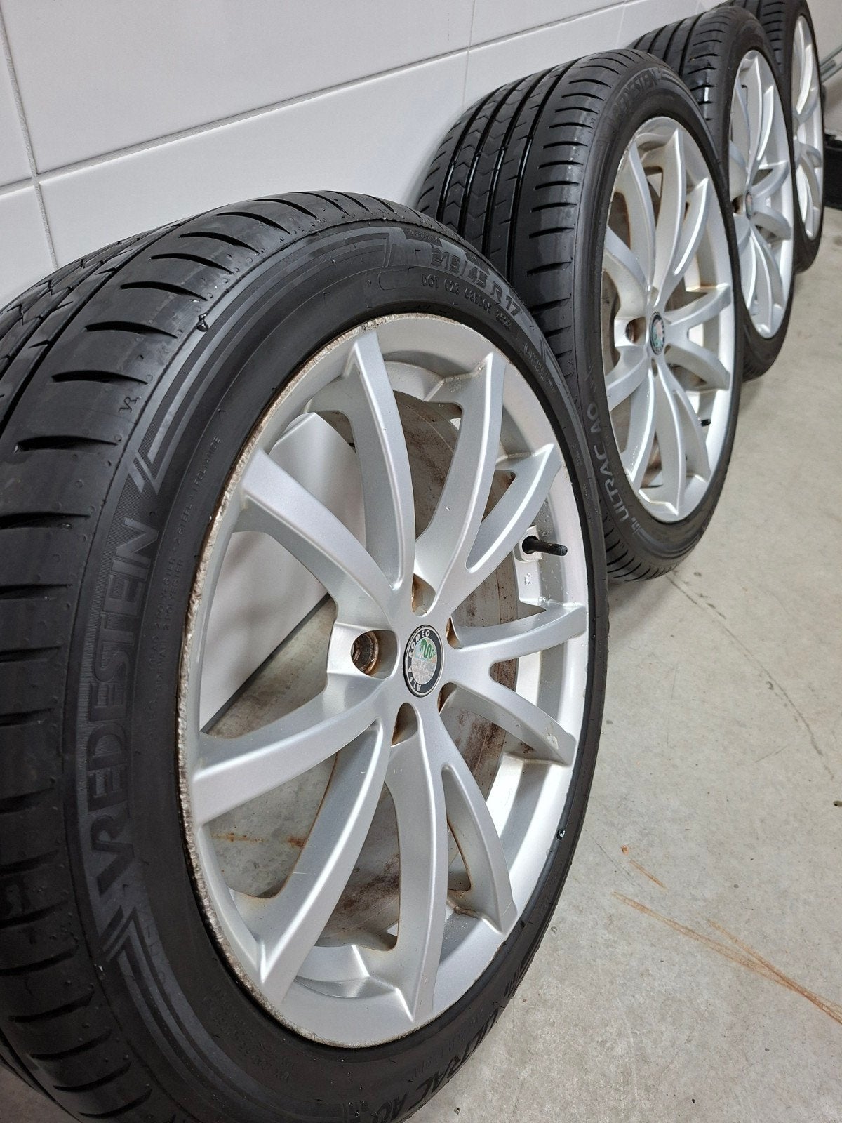 Vredestein Ultrac 215-45-17 met Ti velgen 5x98, Auto-onderdelen, Ophalen, Banden en Velgen, 17 inch, Personenwagen