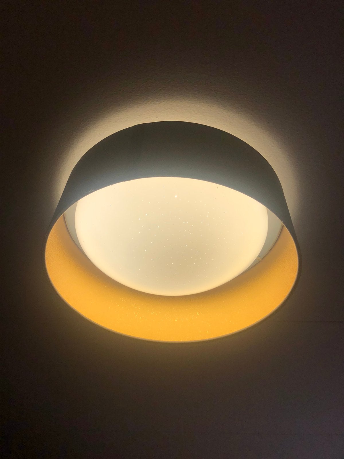 Plafondlamp sterrenhemel Led, Ophalen, Zo goed als nieuw, Rond, Minder dan 25 cm