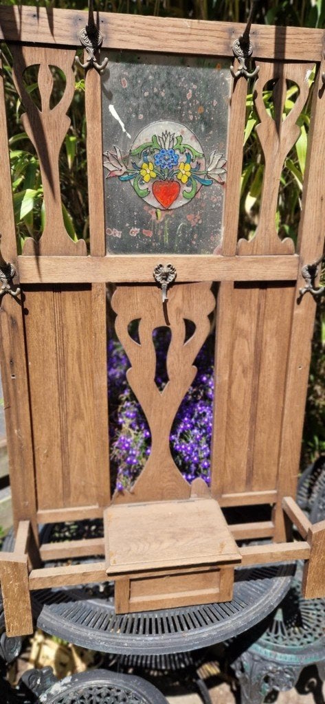 Bovendeel van Franse kapstok voor decoratie ( brocante), Gebruikt, Minder dan 100 cm, Hout, Ophalen