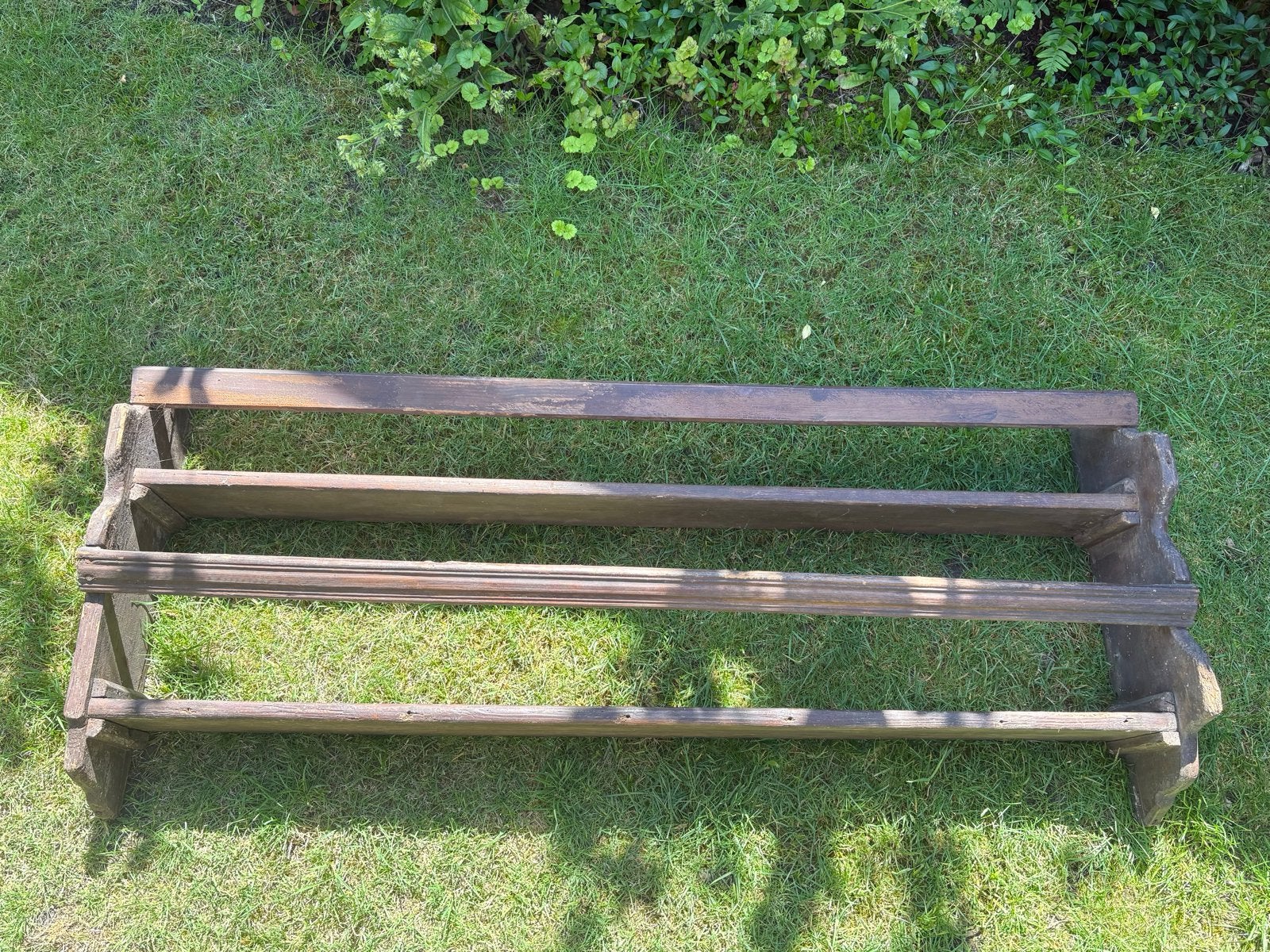 Antieke  houten wandrek, Huis en Inrichting, Ophalen, Gebruikt