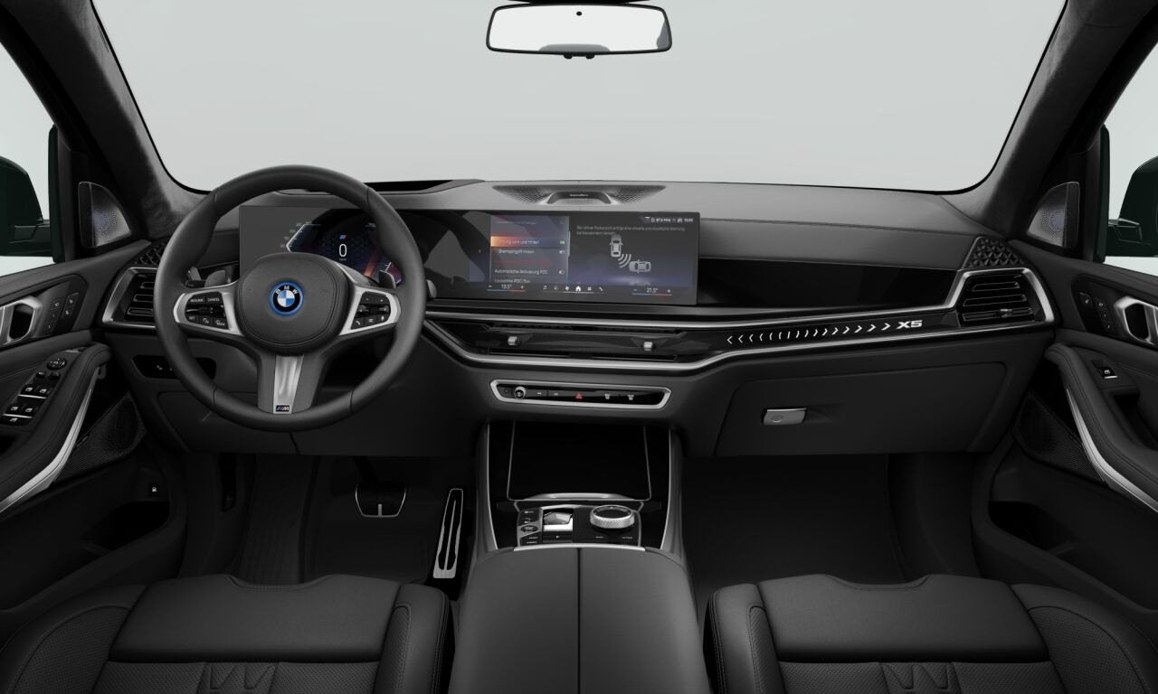 BMW X5 xDrive50e M Sport Pro | High Executive | Panoramadak, Auto's, 2395 kg, Met garantie (alle), Overige brandstoffen, Zwart