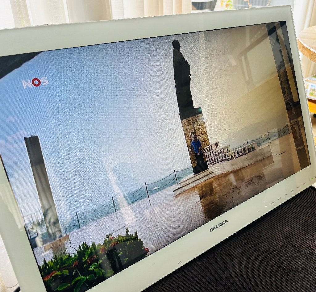 Salora TV wit met DVD-speler, Gebruikt, 50 Hz, Minder dan 40 cm, Ophalen