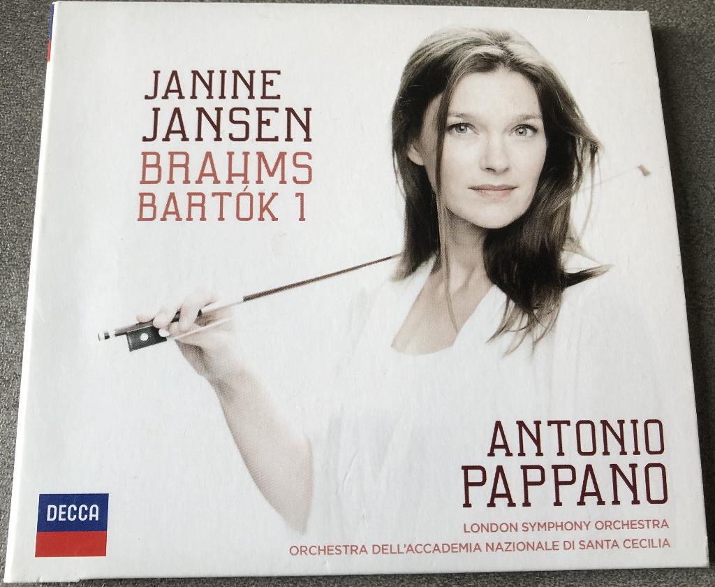 JANINE JANSEN - BRAHMS/BARTOK 1 - PAPPANO, Cd's en Dvd's, Cd's | Klassiek, Ophalen of Verzenden, Romantiek, Zo goed als nieuw